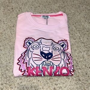 KENZO Pink sweater XXL runs small